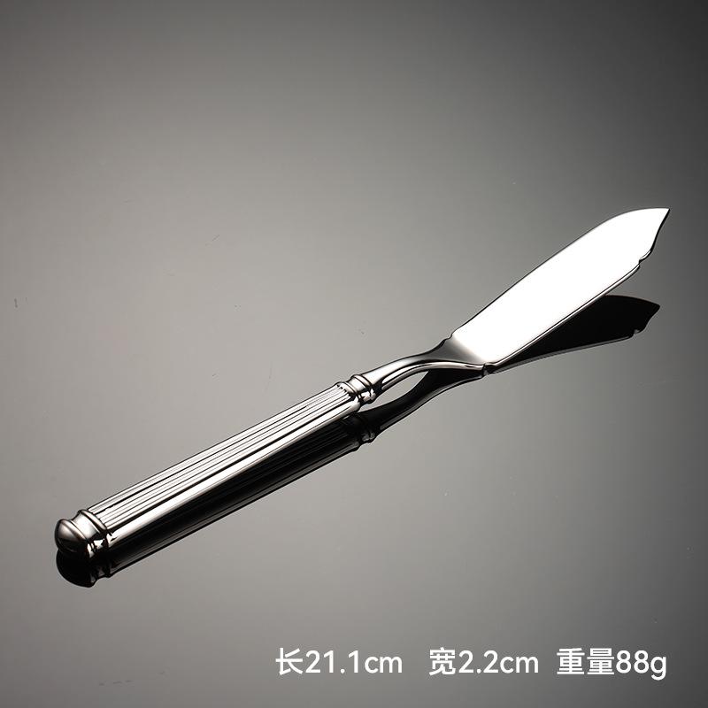 304 Forged Roman Column Hotel Stainless Steel Western Tableware Steak Knife Fork Spoon Cake Shovel Common Spoon Cream