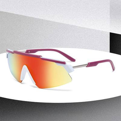 Gafas de sol antideslumbrantes de tendencia de moda Gafas de sol neutras Gafas de sol deportivas con película de colores