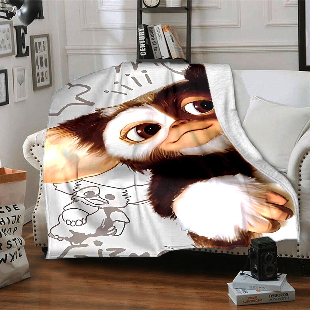 1pc Gremlin2 Blanket, Gift, for Men and Women, Soft Blanket, Good for Sofa Bed Couch Travel, Lightweight Flannel Blanket