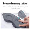 3D Sleep Eye Patch 3D Contoured Cup Concave Molded Blindfold Sleeping Patches Light Blockout Soft Eye Shade Cover for