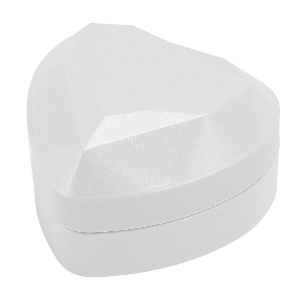 LED Heart Shaped Ring Box Light Luxury Elegant Innovative Engagement Ring Box for Proposal Wedding Birthday Valentine