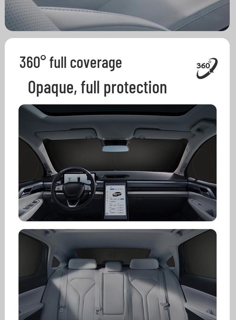 Full Coverage Sun Shade for BYD Models - Privacy & Heat Protection
