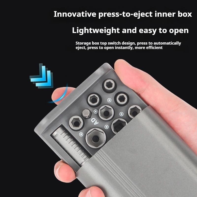 Multifunctional Ratchet Screwdriver Set 32 In 1 Wrench Driver S2 Steel High Hardness Socket Screwdriver Set