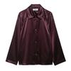 Zbzr Autumn New Women Clothes Western Style French Style Fashion Temperament Silk Satin Texture Jacket 8184025