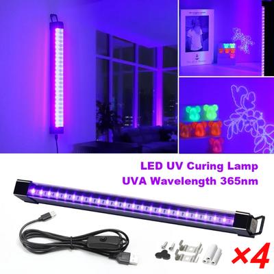 395-405nm Lila Licht LED UV Lampe Gel T5 Röhre 5V USB Stecker Ultraviolettes Licht LED Bühne Schwarzlicht UV LED Nagel Lampe Teile Wachsen