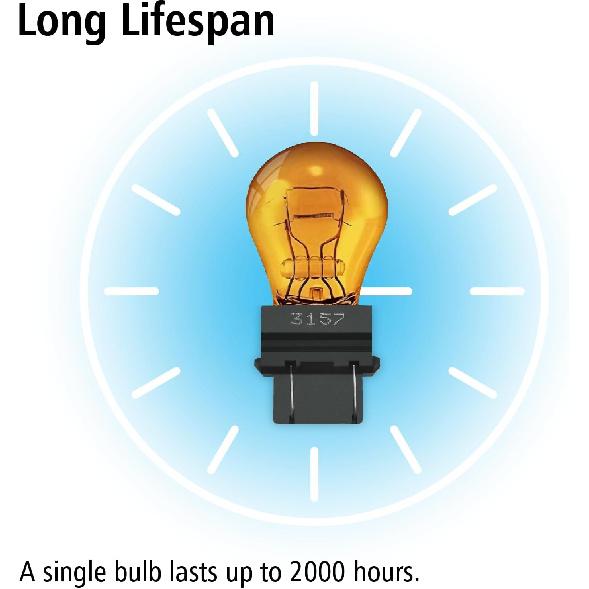 3157A(Amber) Light Bulb 10 Pack,3157 Automotive Brake Light Turn 3157 Miniature Bulb Mini Bulb Taillight Turn Signal Light,Replacement For