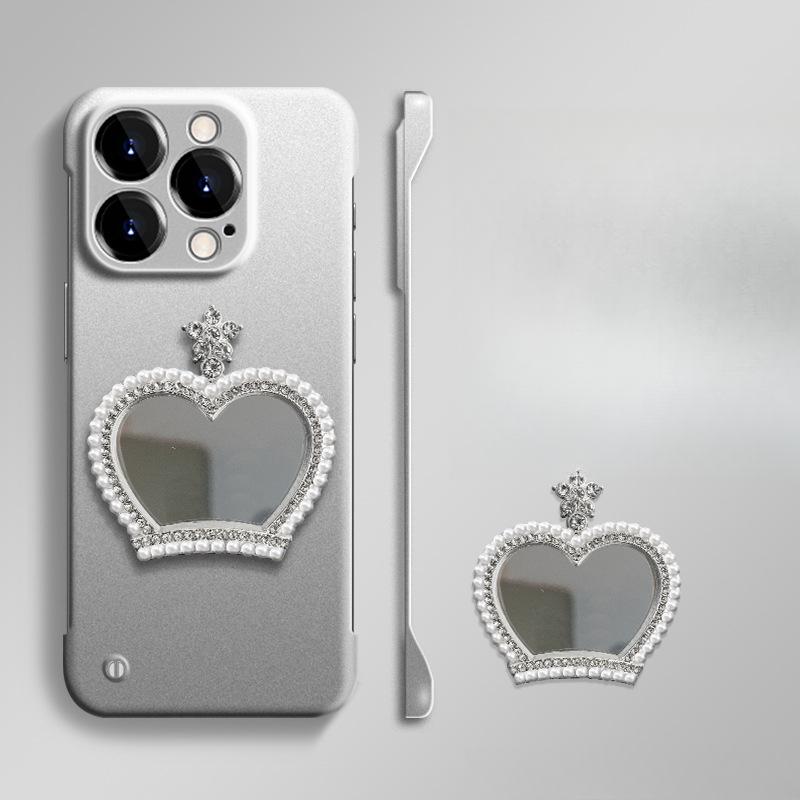 Crown Mirror Bracket Suitable for Apple 16PRO Frameless Mobile Phone Case Huawei Vivo Xiaomi Oppo High-end Sense X