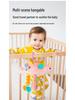 Multifunctional Baby Car Seat Crib Toy: Stroller Pendant, Funhouse Mirror, Soothing Rattle