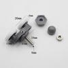 2pcs Shower Door Rollers Wheels Runners Pulley Pulleys 20/23mm Wheels Bathroom Door Runners Sliders