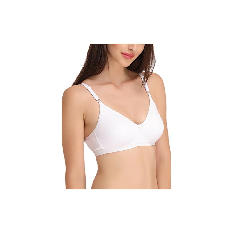 Clovia Women S Full Cup Non Padded Non Wired Bra (Br0242P18-34B_White_34 B) 34B белый