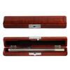 Flute Head Joint Protective Case Wood Flute Headjoint Organizer Wood Texture Suitable for Musicians and Travel Use