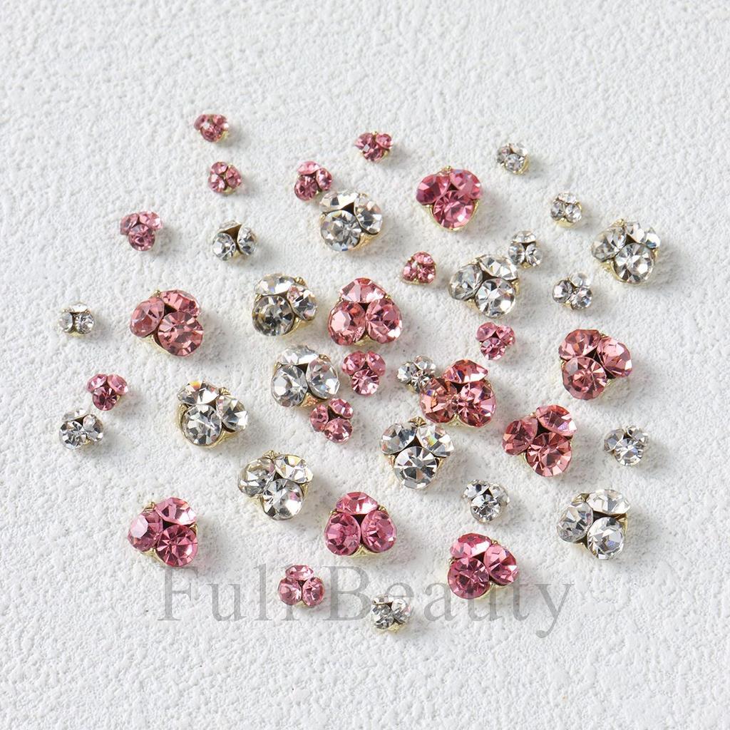 New Diamond Ball Nail Art Jewelry Mixed Shiny Pile Diamond Nail Jewelry