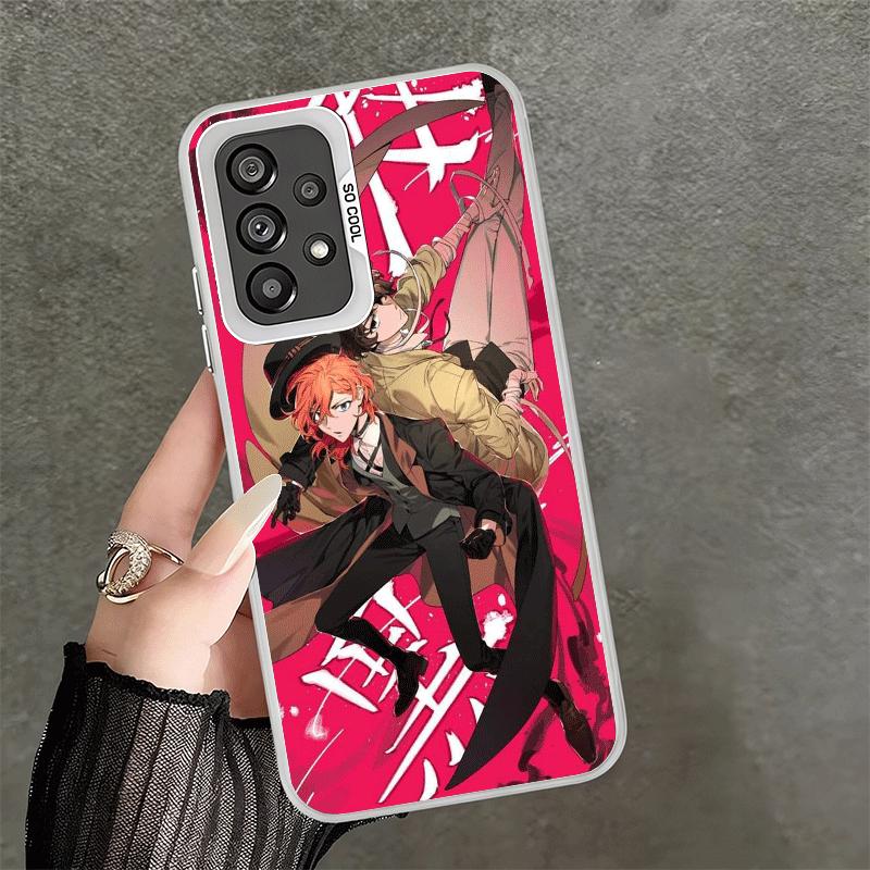 

Bungo Stray Dogs Double Black Soft Phone Case for Samsung A17 A16 A15 A14 A13 A57 A56 A55 A54 A53 A37 A36 A35 A34 A33 A26 A25 A2 Samsung A26