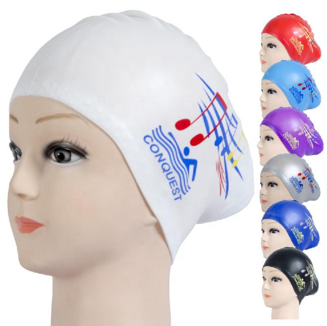 Long Hair  Silicone Swim Caps for Women Competition Swimming Hat Waterproof Swimming Cap