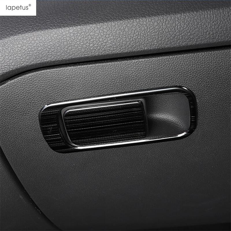 The Co-pilot Storage Glove Box Switch Button Cover Trim Accessories For VW Volkswagen Tiguan MK2 / T-Roc / T-Cross 2017 - 2025