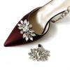 1PC Removable Lady Shoe Clips Wedding Bride Shoes Decoration Women High Heel Charms Jewelry Rhinestones Crystal Shoes Decoration