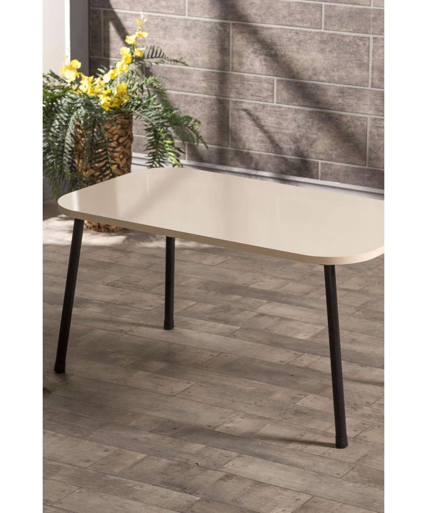 

Center Table Kr Metal Leg Cream