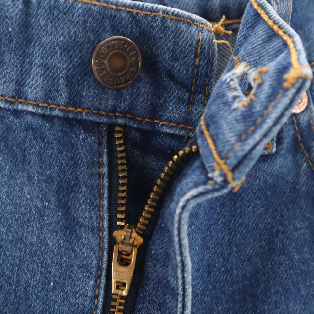 Levi's 90er 510 USA hergestellt alte Skinny Fit Jeans W32 Waschung blaue Jeans Herren Gebraucht