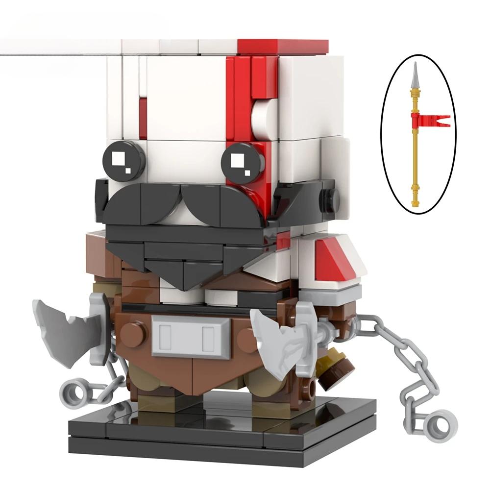 God Of War Kratos 189Pcs MOC Bricks Game Brickheadzed Set Figure Model Building Blocks Kids Toys For Children Gift