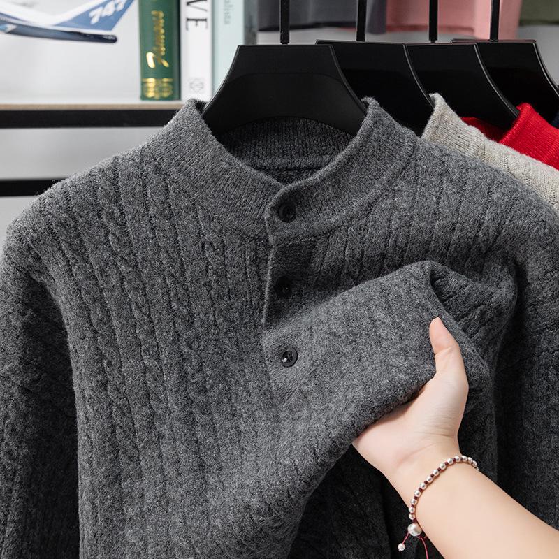 Men's 2026 Round Neck Loose Knitwear Casual Pullover Top