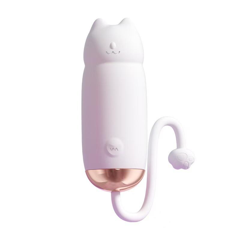 Cute Cat Jumping Over Eggs, Remote-controlled Vibration for Long-distance Flirting, Couples's Pleasure Products, Adult Items, Masturbation Device