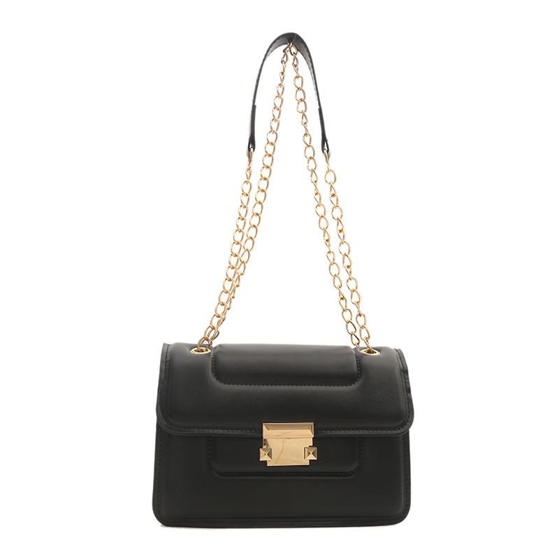 Fashionable Pu Leather Chain Crossbody Bag For Women Stylish Versatile Small Handbag