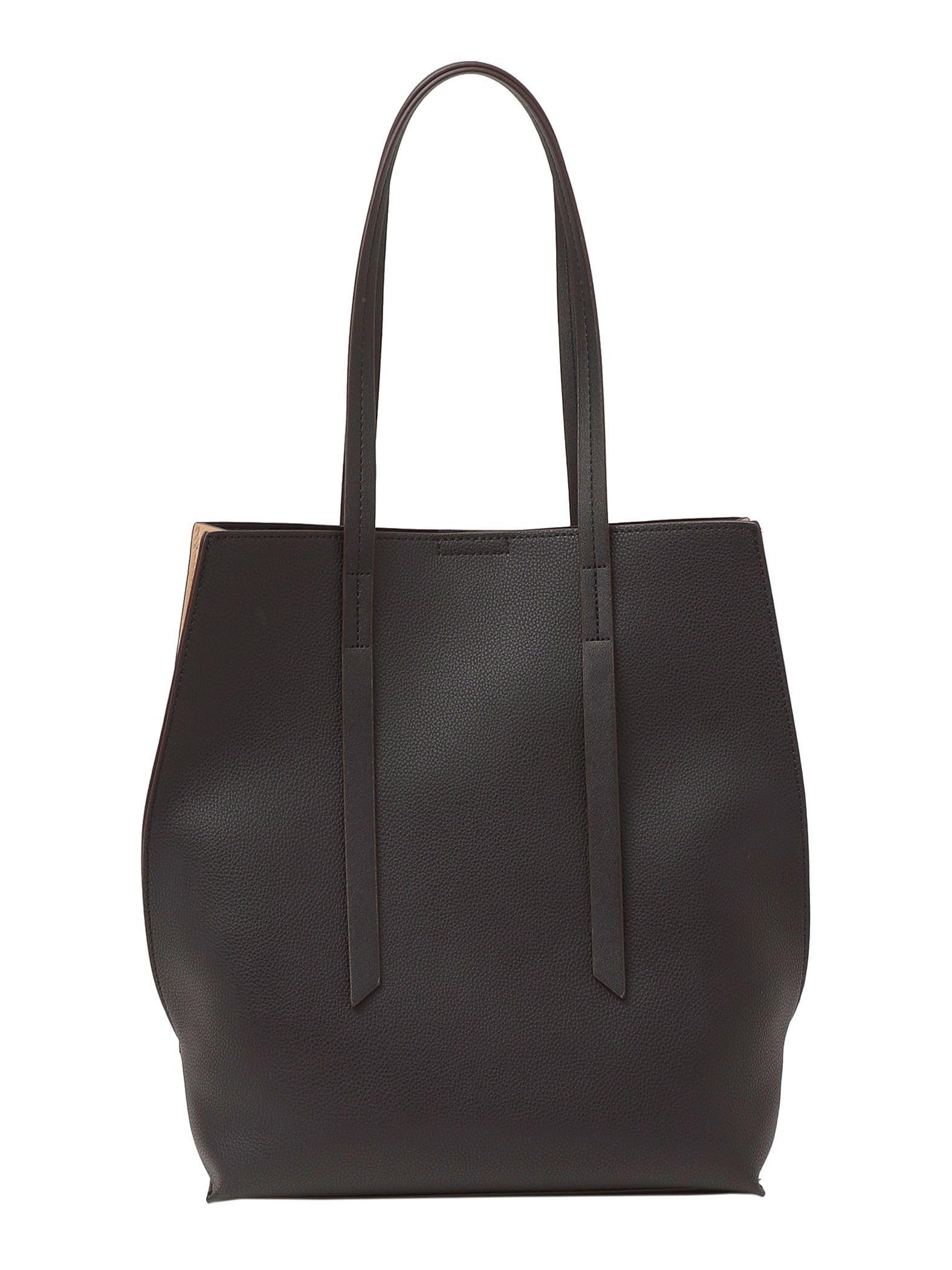 

Bag with Bicolor A4 Tote ONE SIZE [SHIPS ANY] Women s Pouch, Bag, Women s, 720040056, Black,