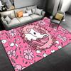 Pink Unicorn Carpet with Floral Pattern for Kids Room or Living Area Suitable for use as an anti-slip for living room bedroom sofas