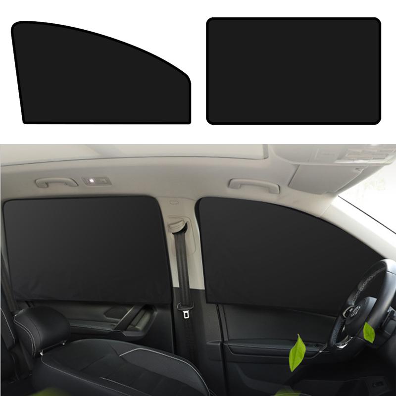 Universal Magnetic Car Side Window Sunshade Cover Car Front Back Rear Window Curtains Summer Auto UV Protection Sun Shade/Visor