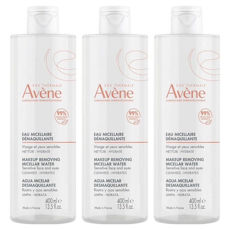 Avène Micellar Cleansing Water, 400ml, 3 Pcs