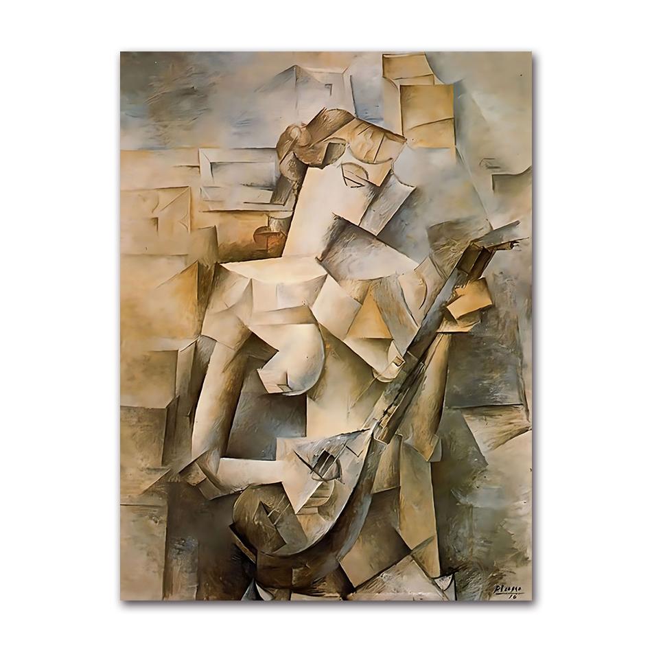 Abstract Figure Line Picasso Canvas Painting Posters and Prints Nordic Wall Art Pictures Home Living Room Murals Decor