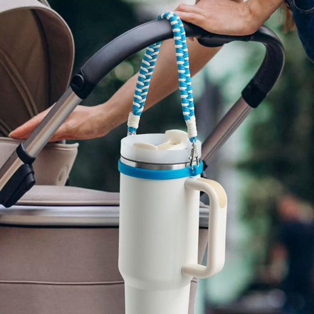 Detachable Water Bottle Lanyard Stretchable Water Bottle Handle Strap  Walking