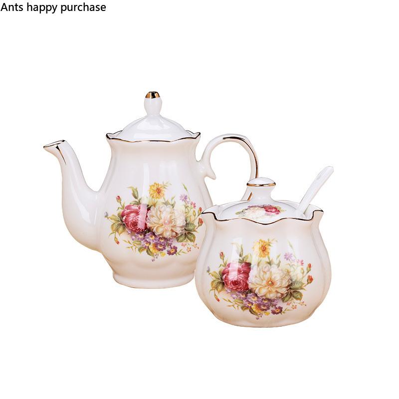 Nordic Household Ceramic Seasoning Tank Sól Cukierniczka Olej Sojowy Sos Ocet Garnek Garnitur Kombinacja Przyborów Kuchennych z Łyżką