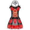 Vampire Cos Peach Heart Queen Prom Queen Court Costume, Cosplay Costume, Halloween Costume