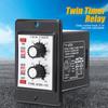 Ein Aus Twin Timer Relais Knopf Steuerung Zeitschalter ATDVYC 6S60M (DC 24V)