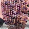 Sell Natural Colorful Fluorite Beads 4 6 8 10 12mm Pick Size High Quality Beads Ice Fluorite Gemstone For Jewelry Making