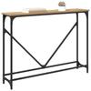 Artisan Oak Console Table 102 x 23 x 75 cm Engineered Wood