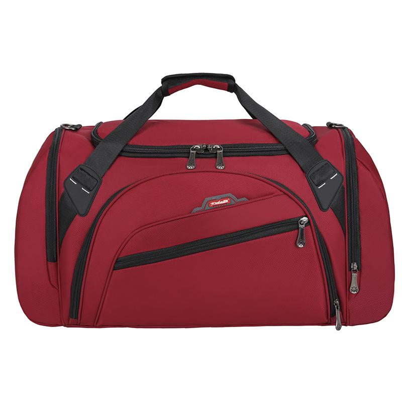 Travel Bag Large Capacity Duffel Bag Premium Sense Portable Fitness Bag One Shoulder Messenger Men's Boarding Bag Travel Bag