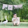 1st Birthday Photo Prop Banner for Kids - 'I'm One' Outdoor Lawn Decoration