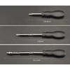 1pc 6.35mm Screwdriver Handle Soft Grip Rubber Hexagonal Screwdriver Bits Portable Replacement Extension Handle Tool 126mm
