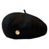 Face Small Octagonal Hat Children'S Season Uv Protection Advanced Sense Beret Retro Versatile Pumpkin Hat