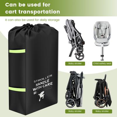 Aufbewahrungstasche für Kinderwagen für Baby Flugzeug Roadtrips Kinderwagenbezug Reiseversandtasche Staubbeutel Wasserdichte Wagen Zubehör