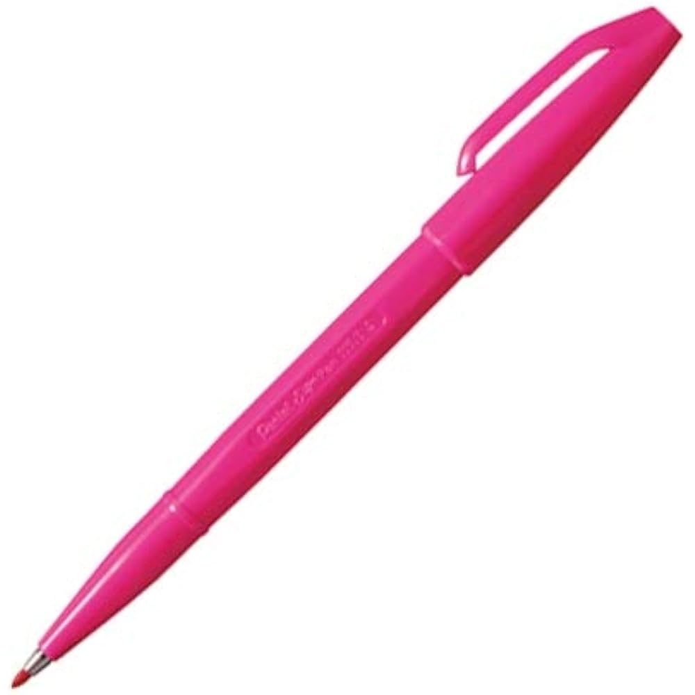 Pentel Signature Pens, Pink, Set of 5