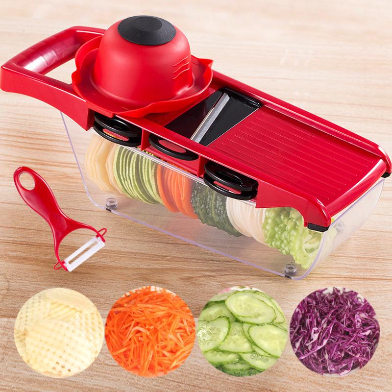 Multi-Function Kitchen Vegetable Cutter, Slicer & Grater