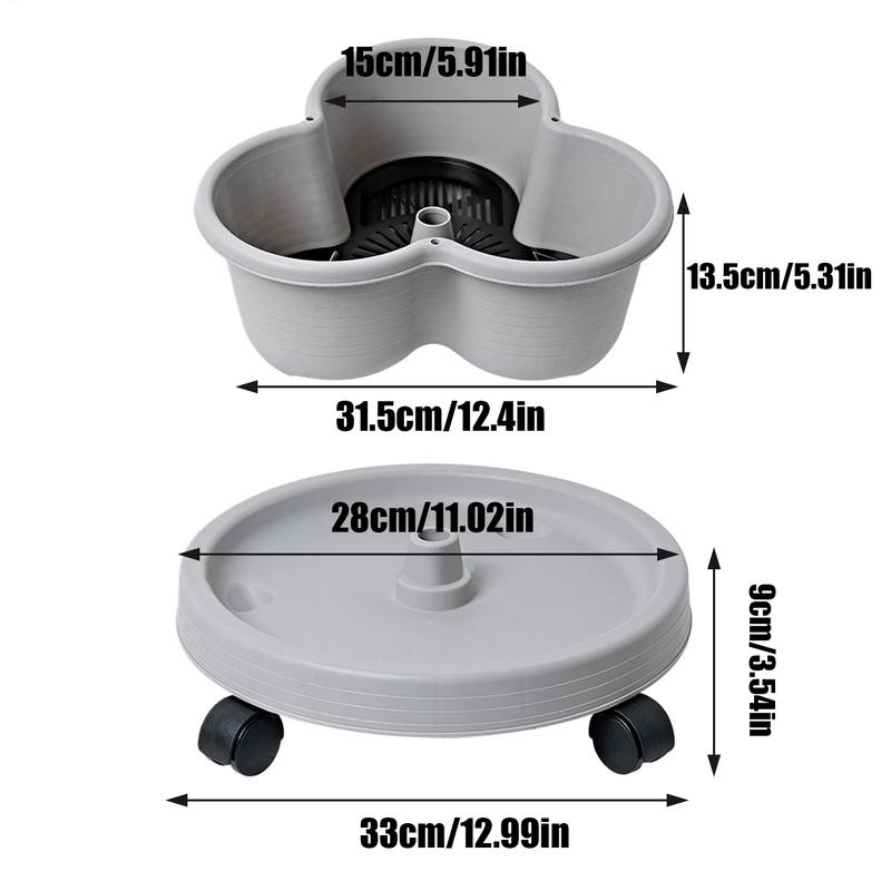 4 Levels Plant Tower Stackable Vertical Flower Pot With Movable Tray Stackable Strawberry Planter Vegetables Plant Pot Frame