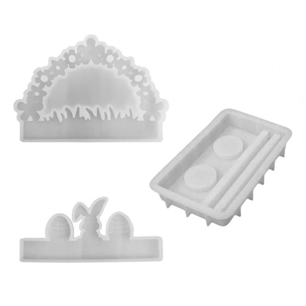 Handgemachte Oster-Silikonform Sicherheits-Kerzenhalter Gussform Aromatherapie-Werkzeug