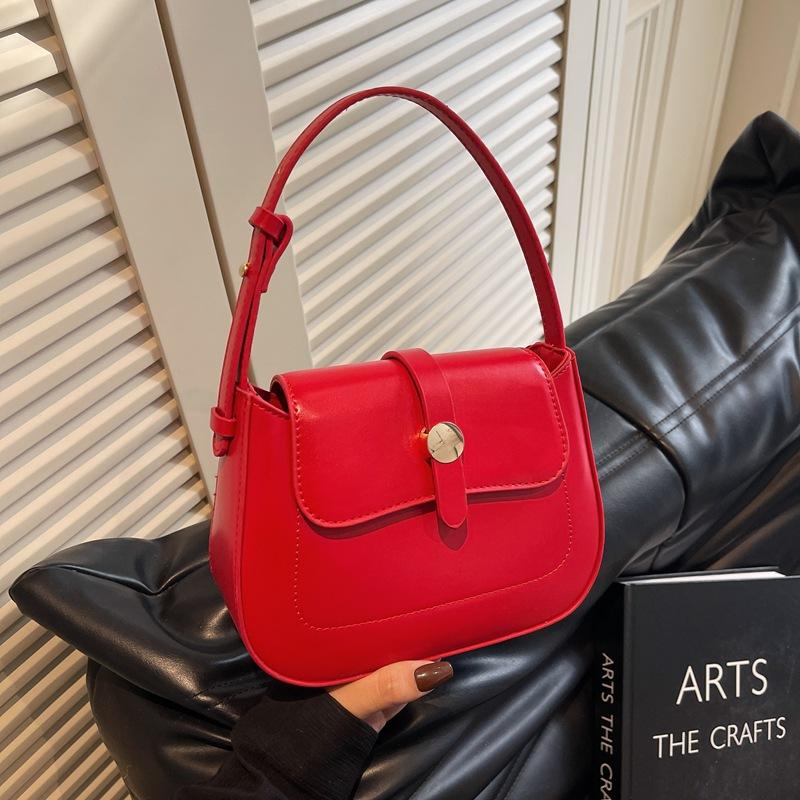 Korean Version Ins Niche Design New Retro Women's Bag Temperament Versatile Small Bag Handbag Trendy Shoulder Oblique Span Bag