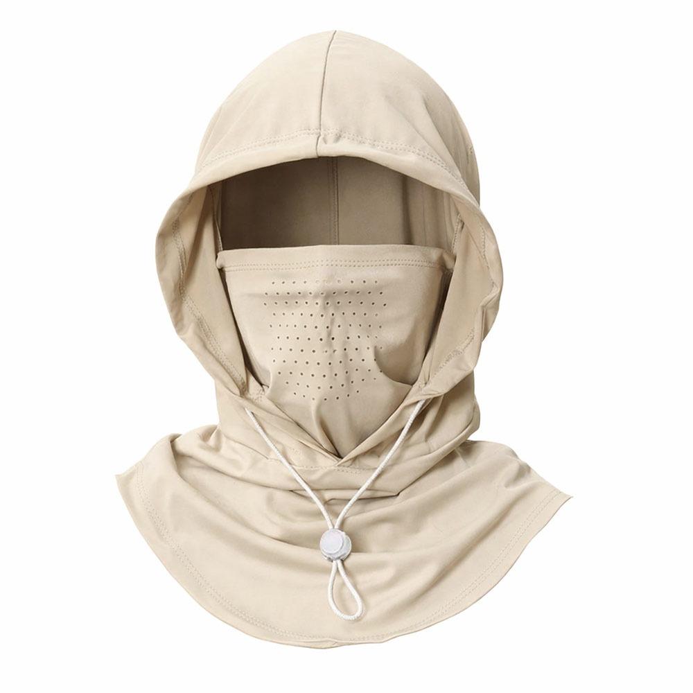 Anti-UV Sunshade Cap Breathable Face Mask Pullover Cap Unisex Sunscreen Hat  Summer