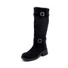 Winter new knight boots fashionable Internet celebrity heap boots long tube but knee thick soled boots women wear versatile casual