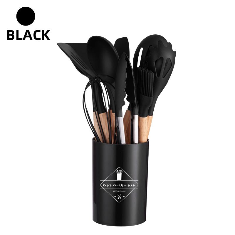 

Набор силиконовой кухонной утвари Нетоксичные инструменты для приготовления пищи, выпечки, кухни силиконовая лопатка ложка скребок кисть лопатка венчик лопатка